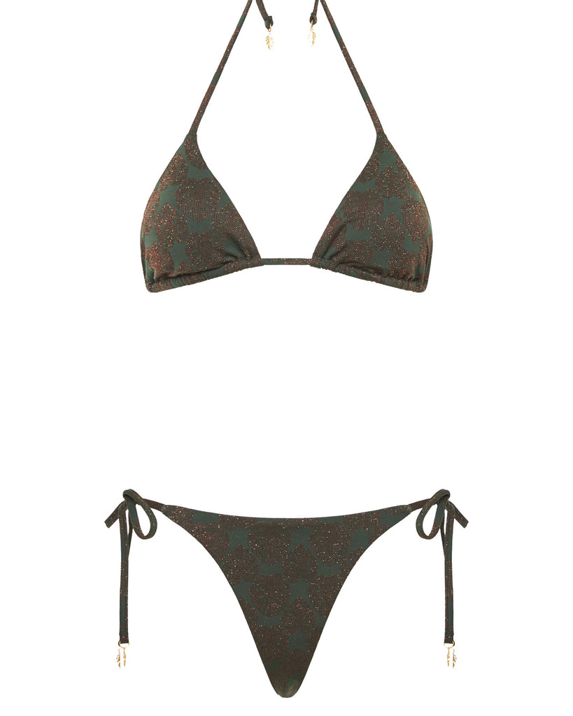 Triangle String Bikini - LEAFY