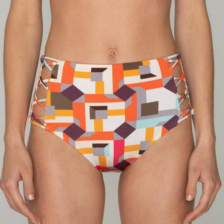 Highwaisted Bikini Bottom - CUBES