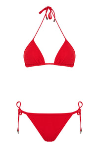 Stripe Bikini - SCARLET