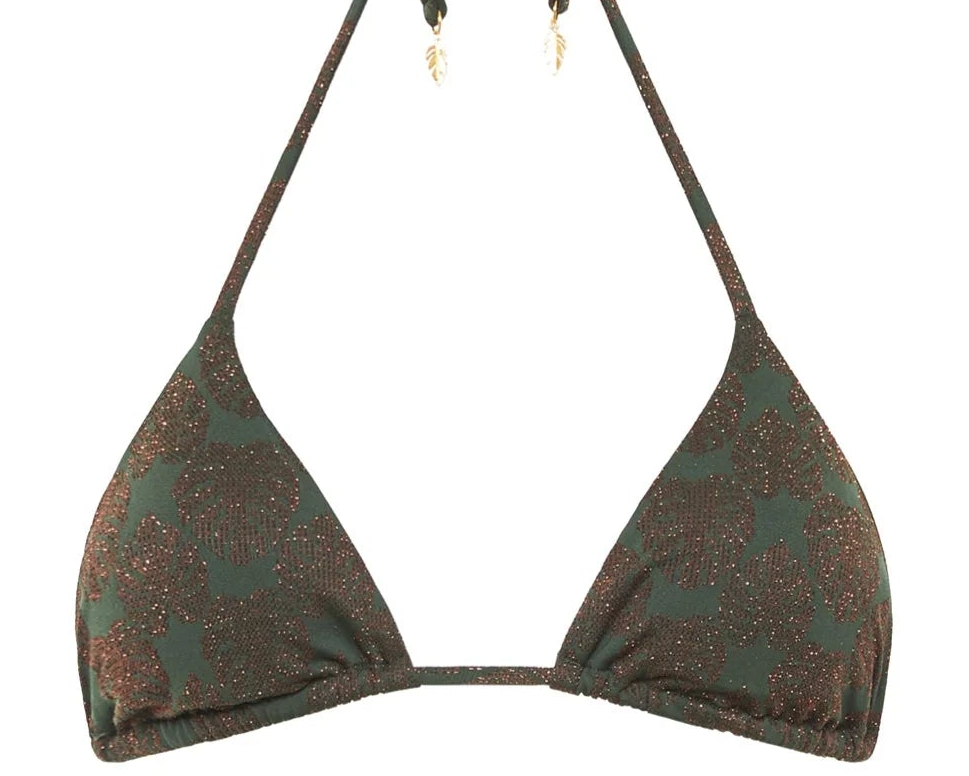 Triangle String Bikini Top - LEAFY