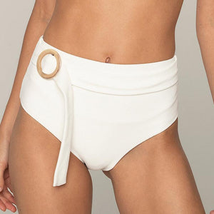 Highwaisted Bikini Bottom - CRISPY CREAM