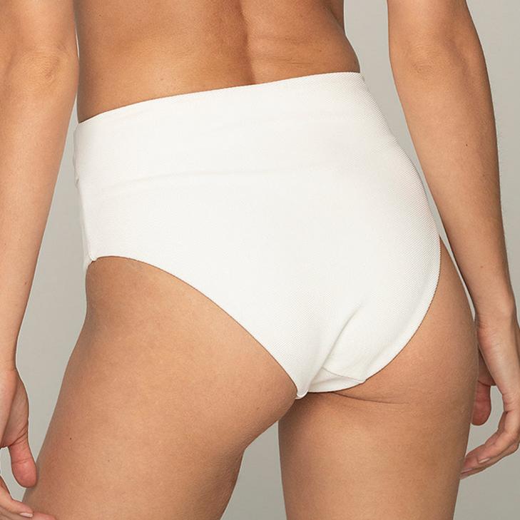 Highwaisted Bikini Bottom - CRISPY CREAM