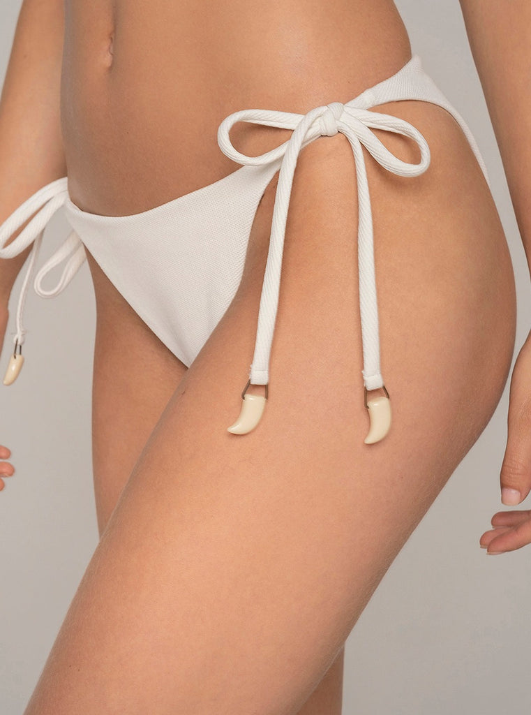 Triangle String Bikini Bottom - CRISPY CREAM