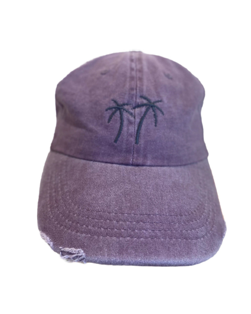 Hat purple - PALM TREE