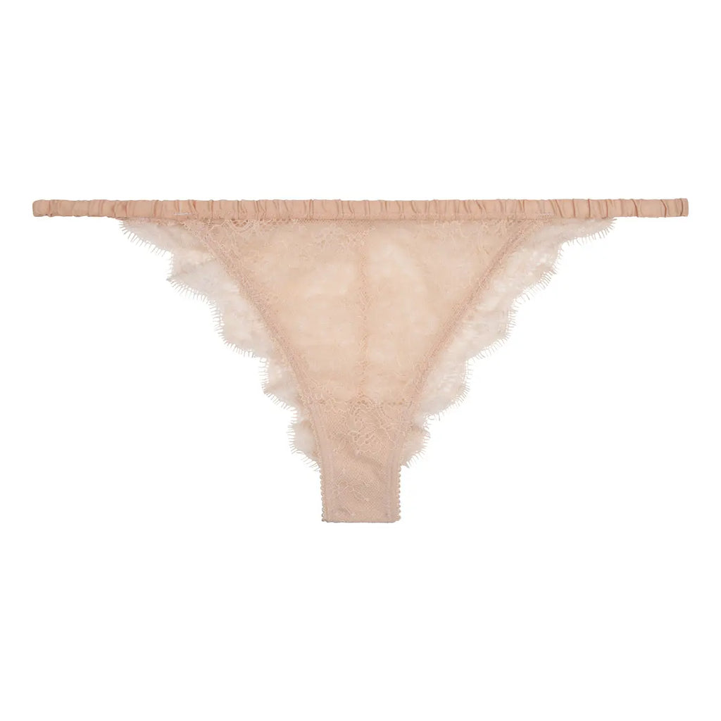 Delicate triangle bralette - CHARLOTTE SAND