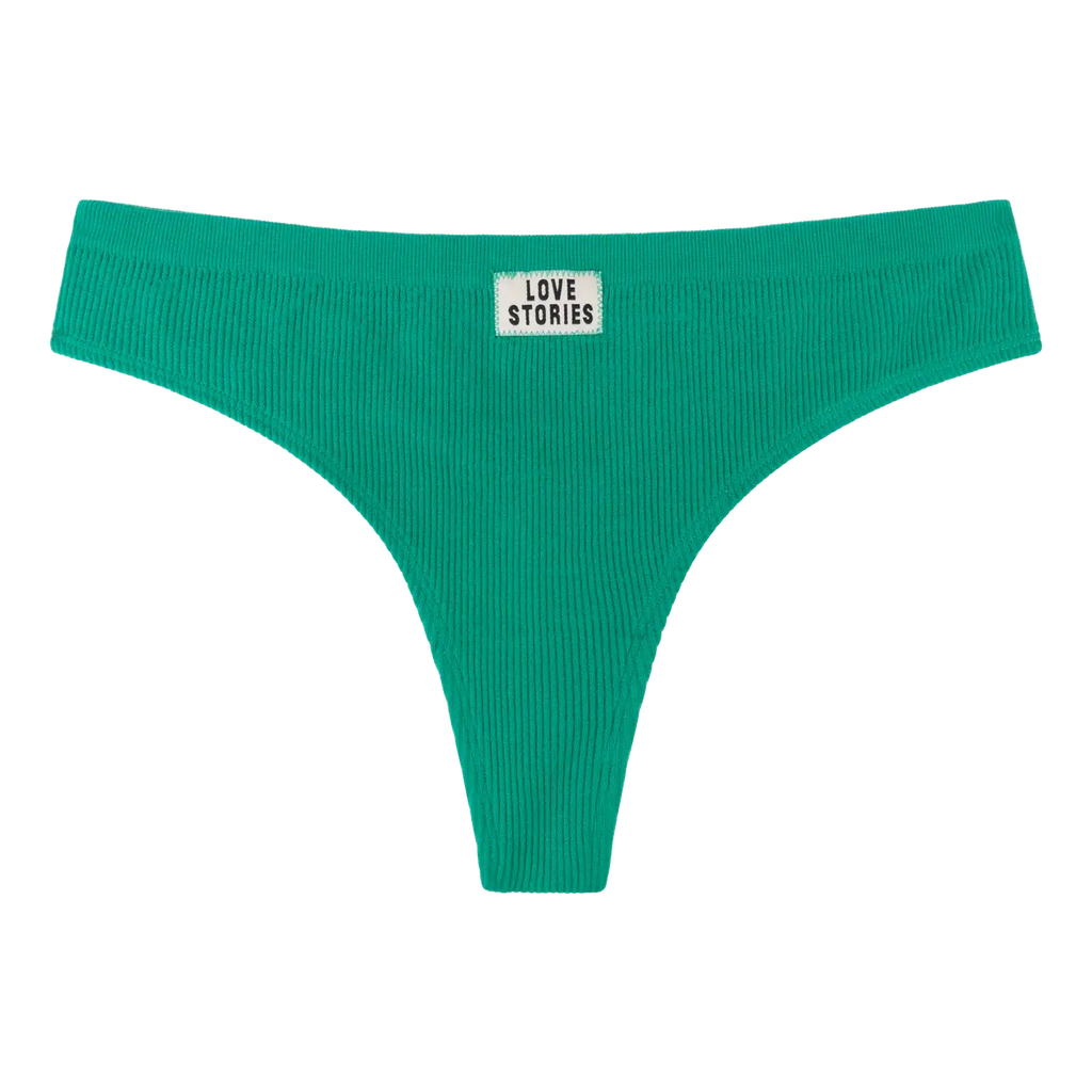 Comfy string briefs - LIMA GREEN