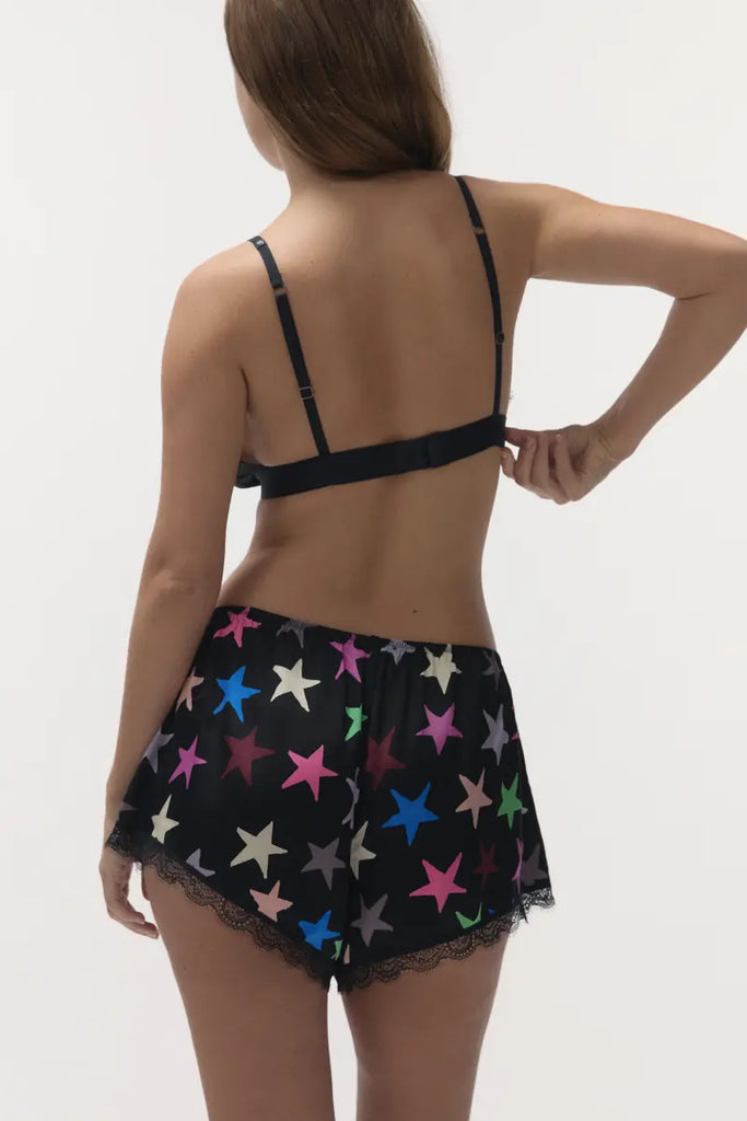 Elegant pyjama shorts - APOLLO BLACK