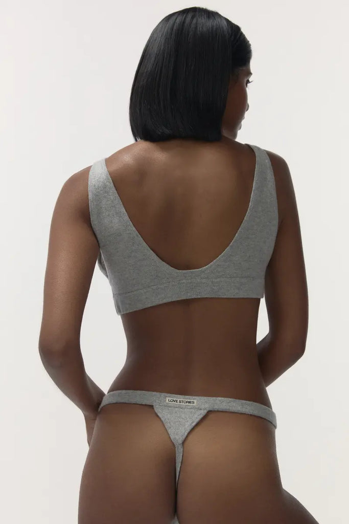 Comfy wool bralette - JOSEY GREY