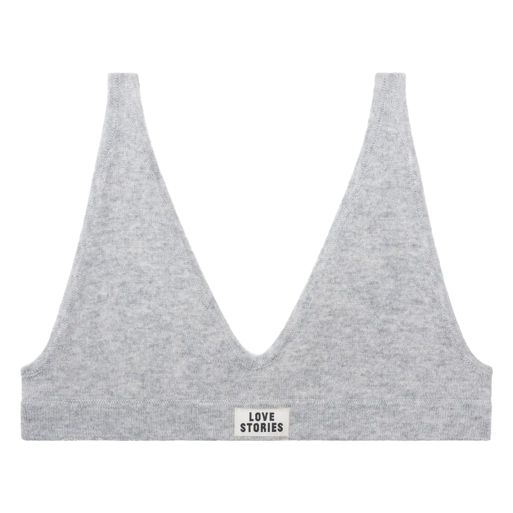 Comfy wool bralette - JOSEY GREY