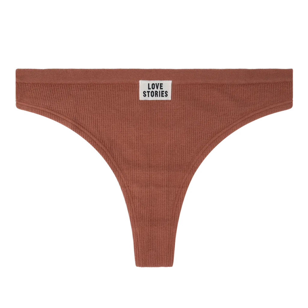 Comfy string briefs - LIMA BROWN