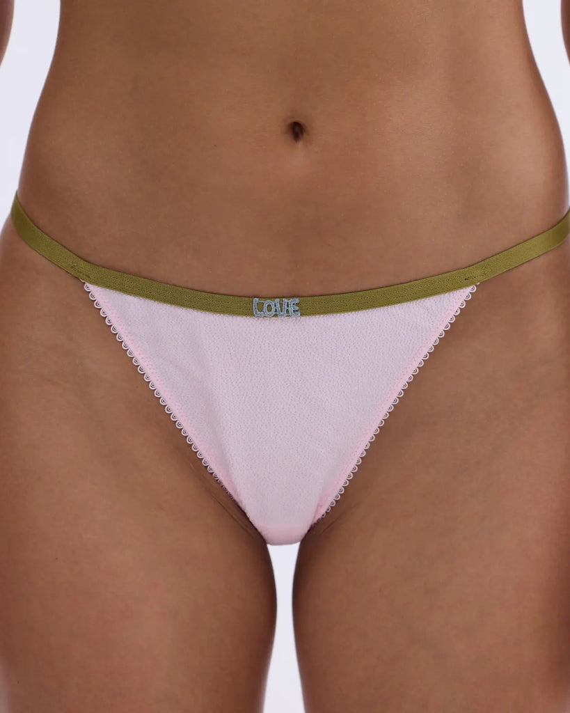 Tanga-style briefs - CHARLOTTE PINK