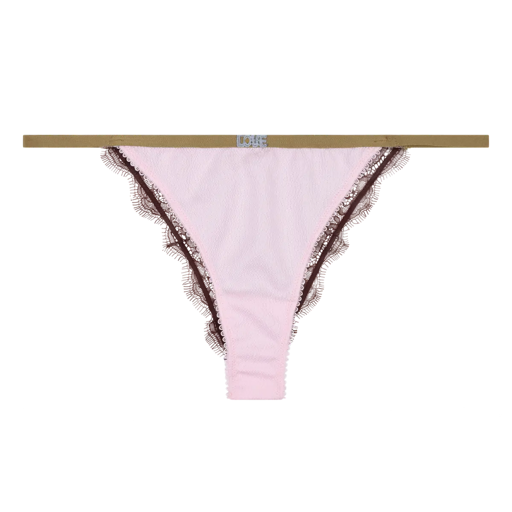 Tanga-style briefs - CHARLOTTE PINK