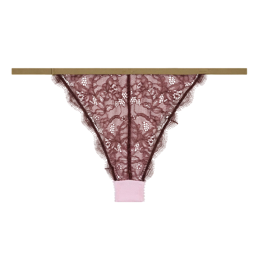 Tanga-style briefs - CHARLOTTE PINK