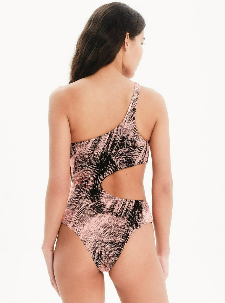 One Shoulder One Piece - PEACH PLEASE