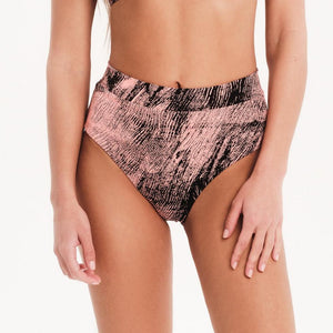 Highwaisted Bikini Bottom - PEACH PLEASE