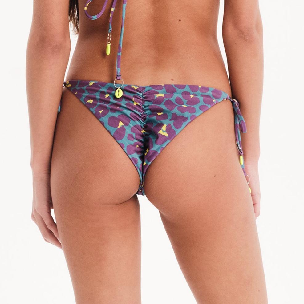 Triangle String Bikini Bottom - VERY BERRY