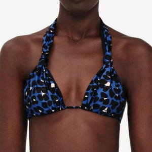 Halterneck Triangle Bikini Top - MATEASE