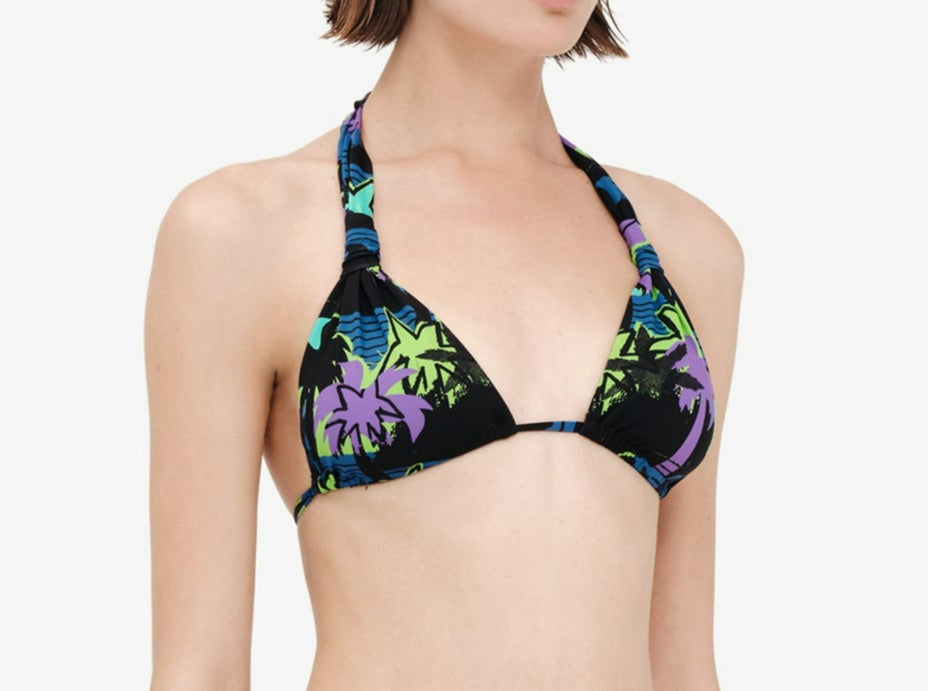 Halterneck Triangle Bikini Top - NAPALM