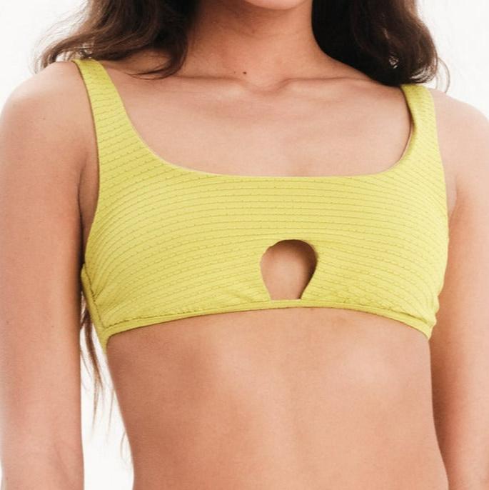 Cut Out Ring Bikini Top - FANCY