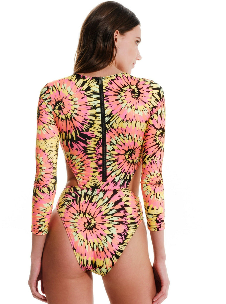 Surf Cut Out One Piece - SUNFLOWER