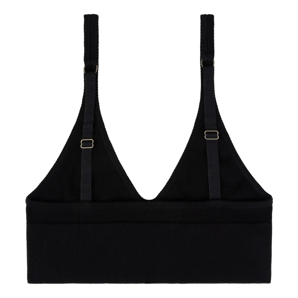 Stylish sporty bralette - POSEY BLACK