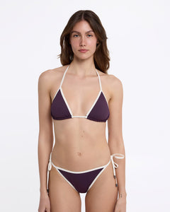 Stripe Bikini - ESPRESSO
