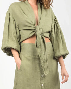 Mr.Mood Top Military Green - MRS MABE